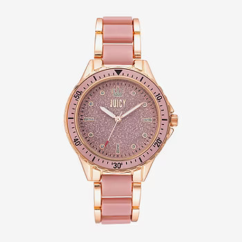 Juicy By Juicy Couture Womens Rose Goldtone Bracelet Watch Jc/5022pkrg | JCPenney
