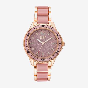 Juicy By Juicy Couture Womens Rose Goldtone Bracelet Watch Jc/5022pkrg | JCPenney