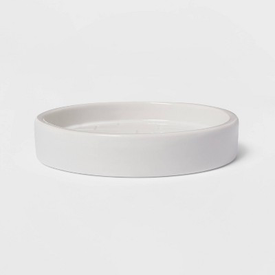 Tile Soap Dish White - Threshold™: Ceramic Hand Wash Tray for Bathroom, 4.6" Square | Target