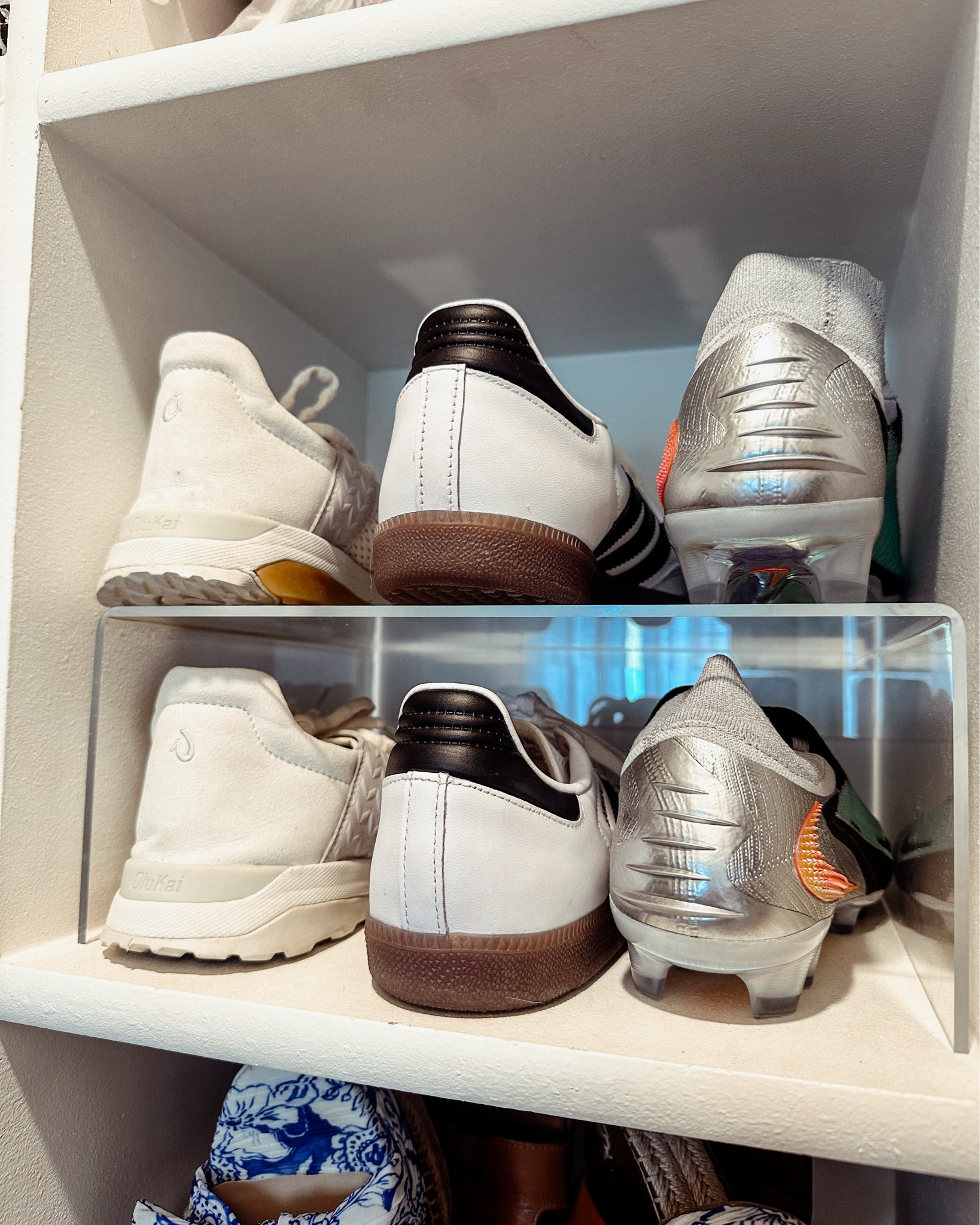 “Shelf refresh ✨ Every pair has its place — from sneakers to cleats. #WellKept #EmbraceYourSpace 👟”

#LTKHome