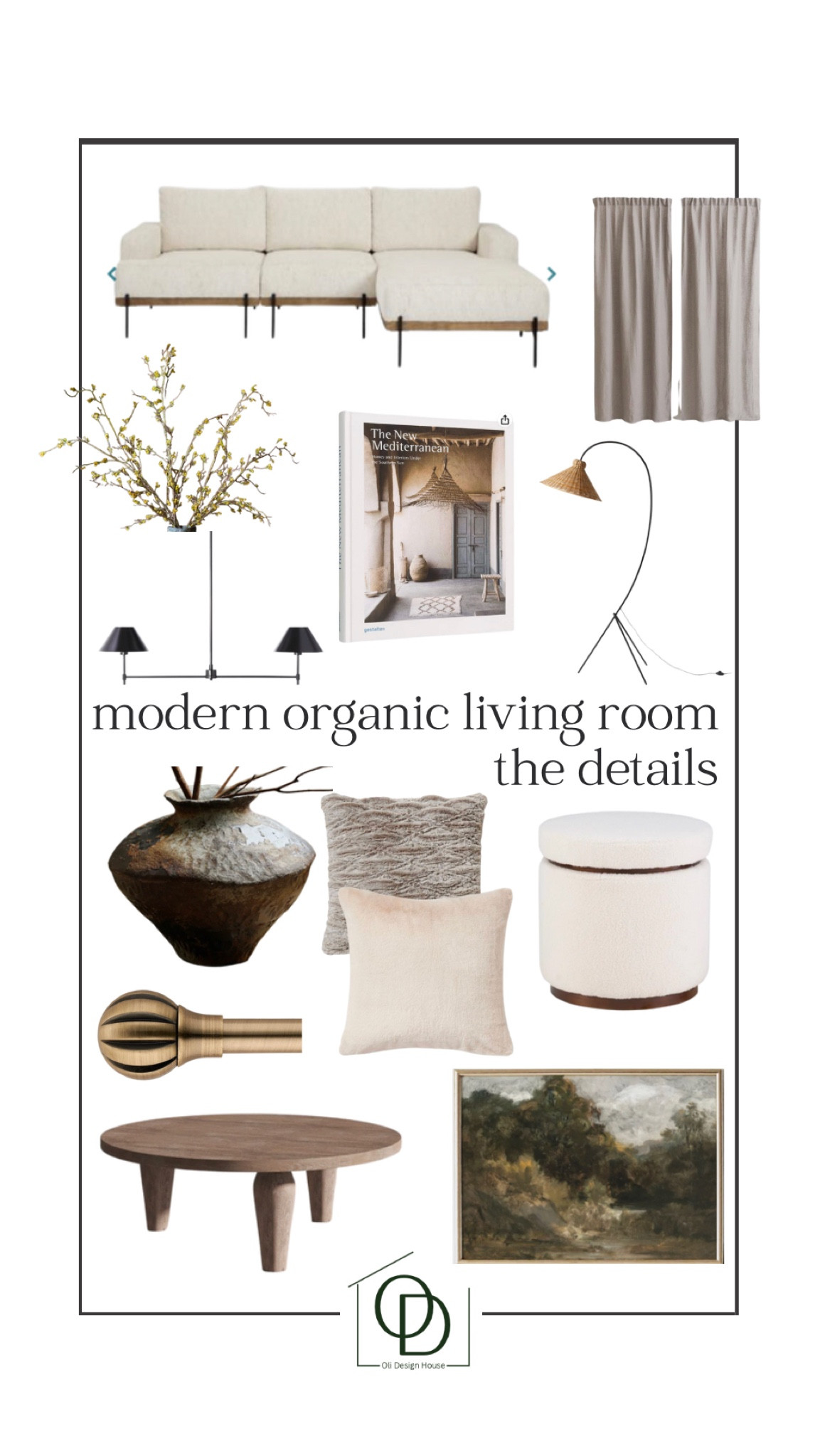 A moody modern organic living room design

3 piece sofa with chaise lounge, white upholstered sofa, griege linen curtains, Mediterranean home design book, Sherpa storage ottoman, drum storage ottoman, fuzzy throw pillow, fuzzy euro size throw pillow, large wabi sabi clay vase, brass and black curtain rod, wood coffee table with 3 legs, vintage printable landscape art, 3 leg arched floor lamp with rattan shade, faux spring stems, black 2 shade chandelier

#LTKhome #LTKstyletip #LTKFind