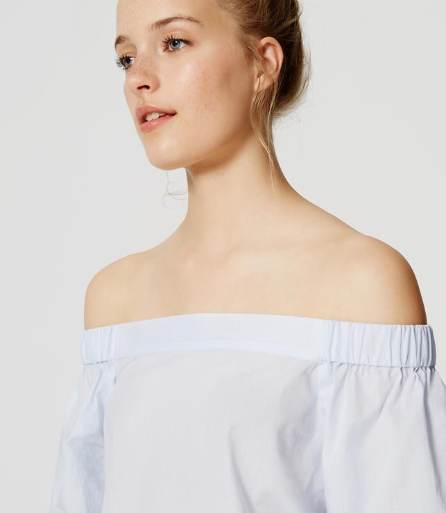 Off the Shoulder Shirt | Loft