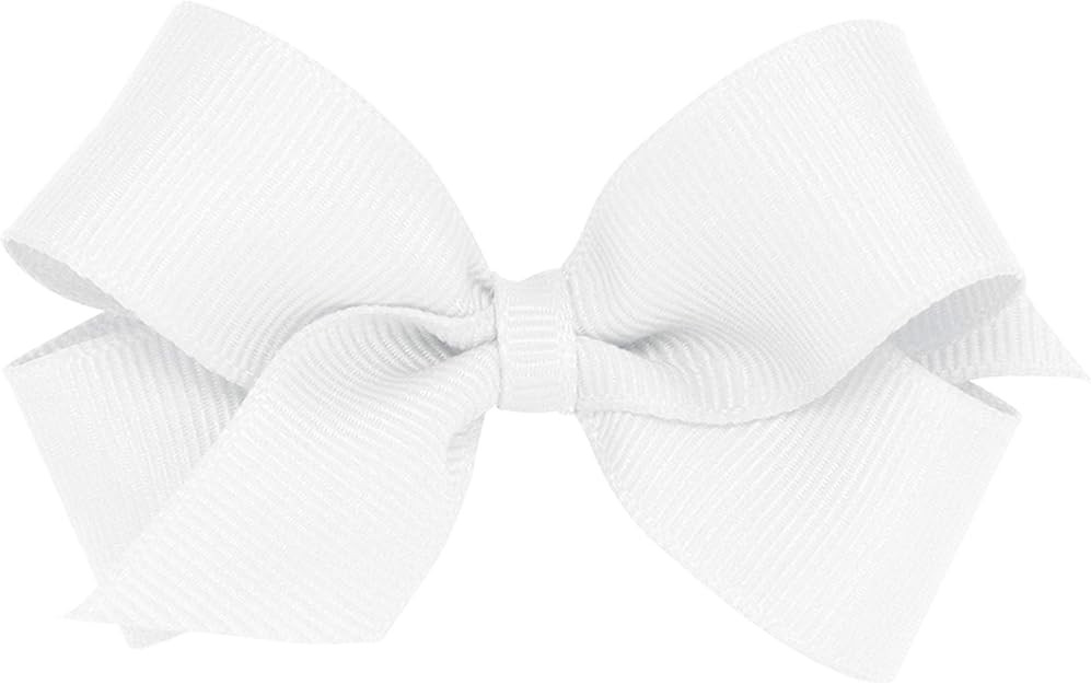 Wee Ones Girls' Classic Grosgrain Hair Bow with Plain Wrap Center on a WeeStay Hair Clip, Multipl... | Amazon (US)