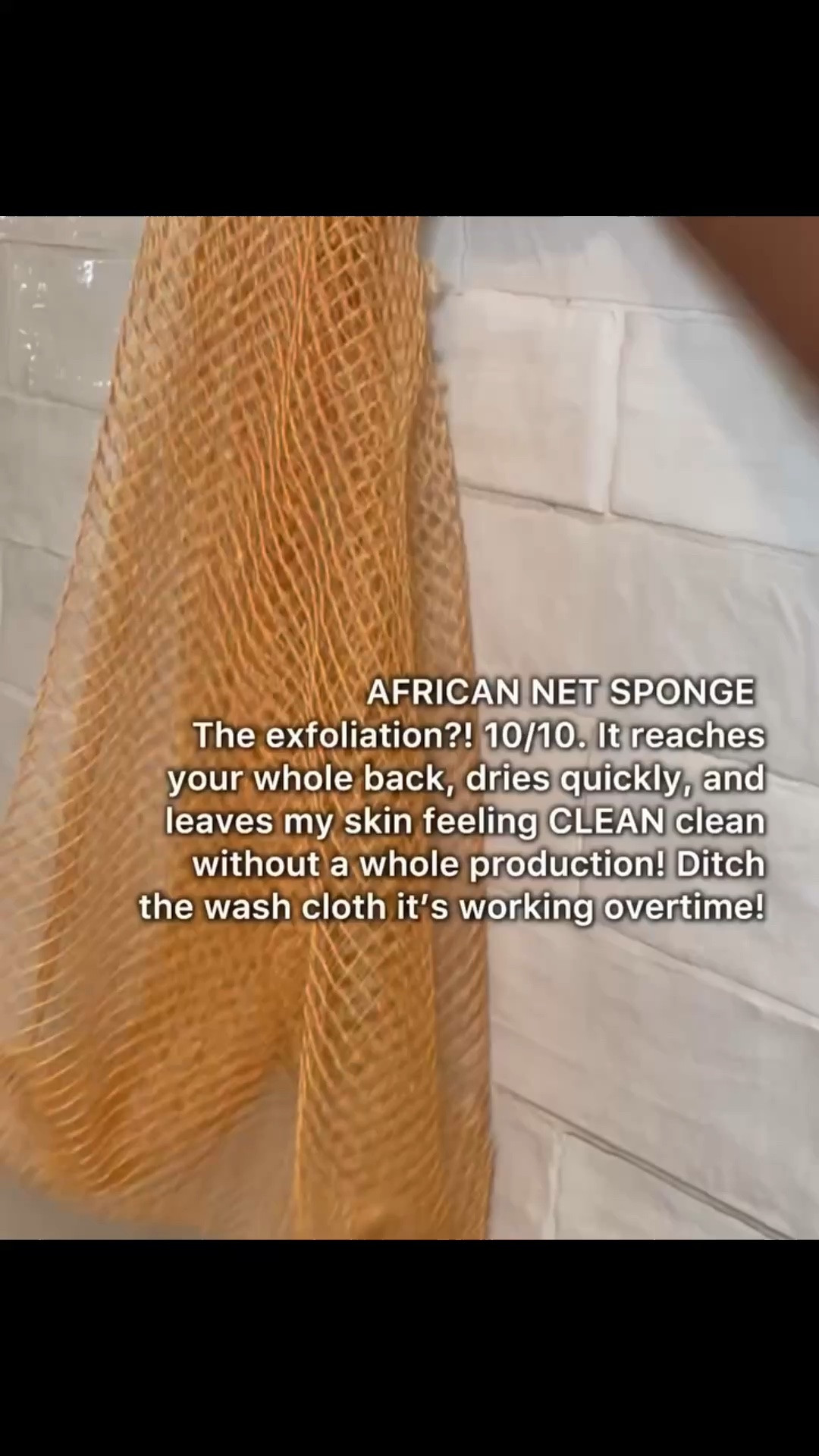 Some beauty finds are simple but completely change your shower routine. An African net sponge adds a satisfying exfoliating step while being long enough to help reach your back.   African net sponge, exfoliating body sponge, body exfoliation, shower essentials, body care routine, beauty finds, self care essentials

#LTKBeauty #LTKgrwm #LTKselfcare