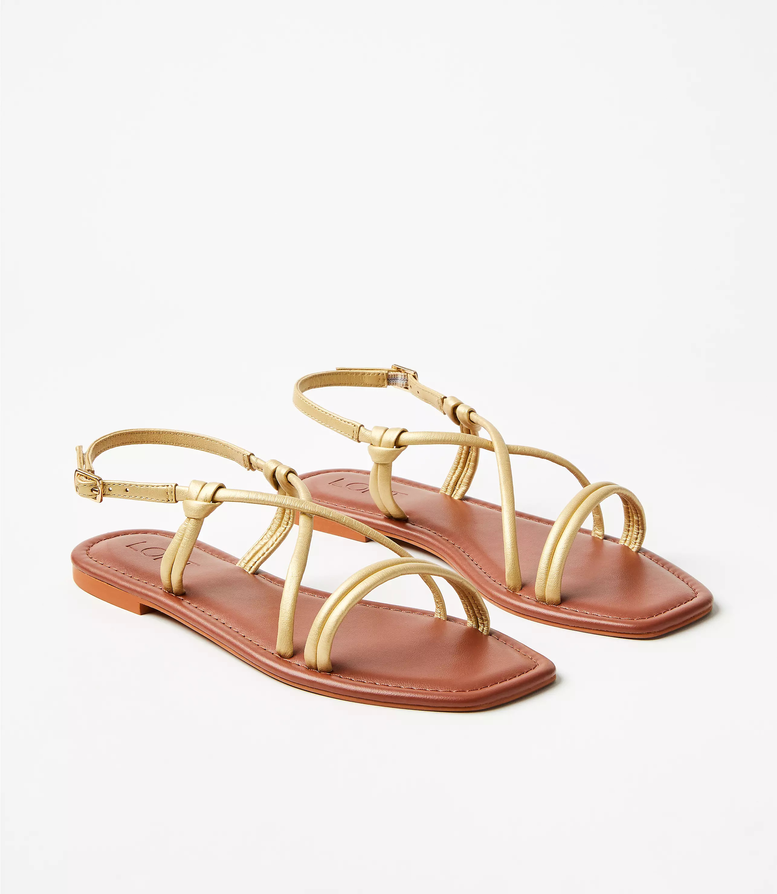 Skinny Strappy Sandals | LOFT