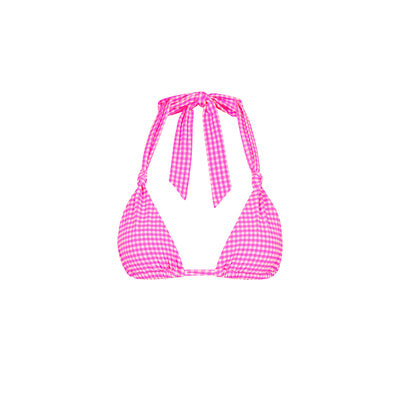 Soft Knot Halter Bikini Top - Pink Diva | Kulani Kinis US