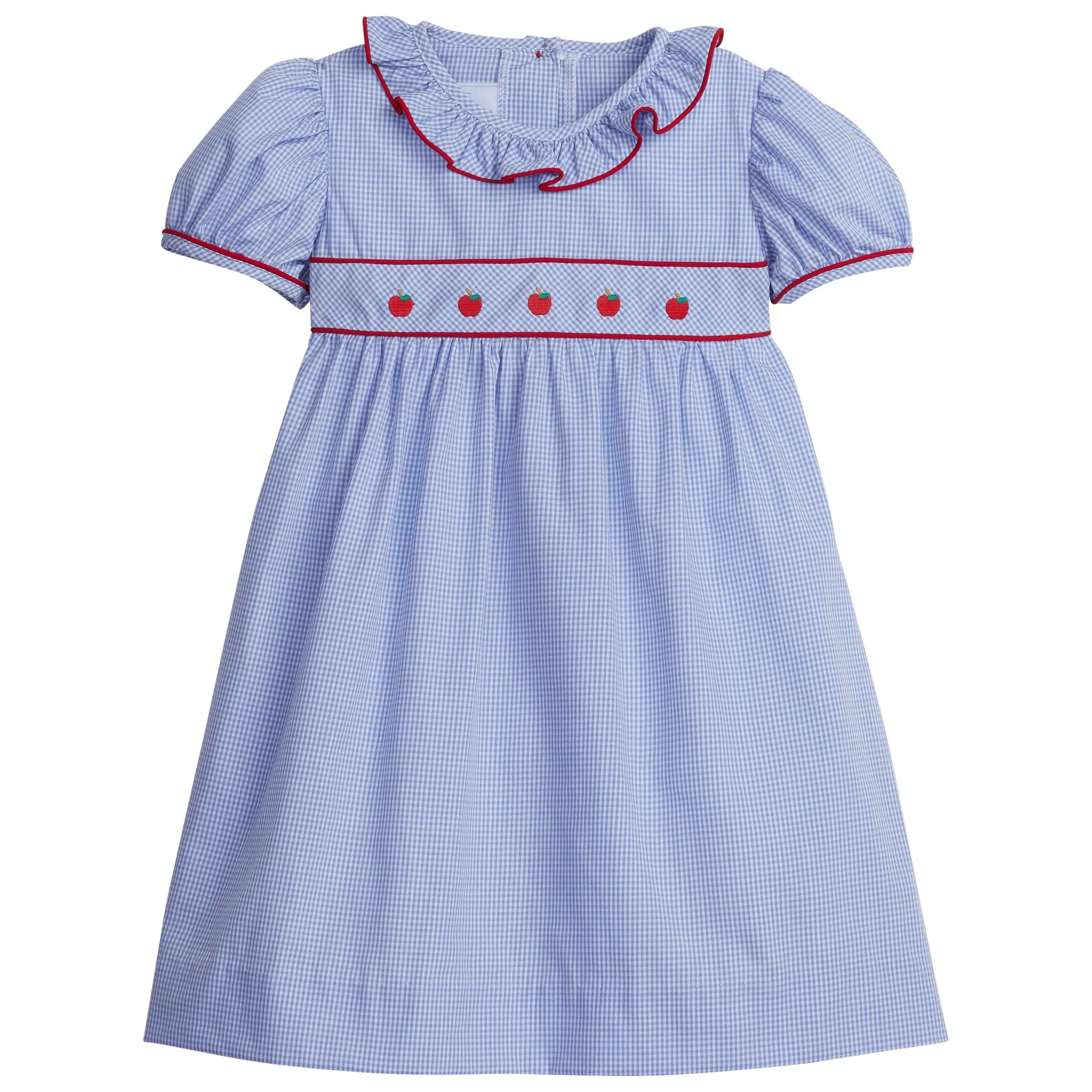 Embroidered Caroline Dress - Apples | Little English
