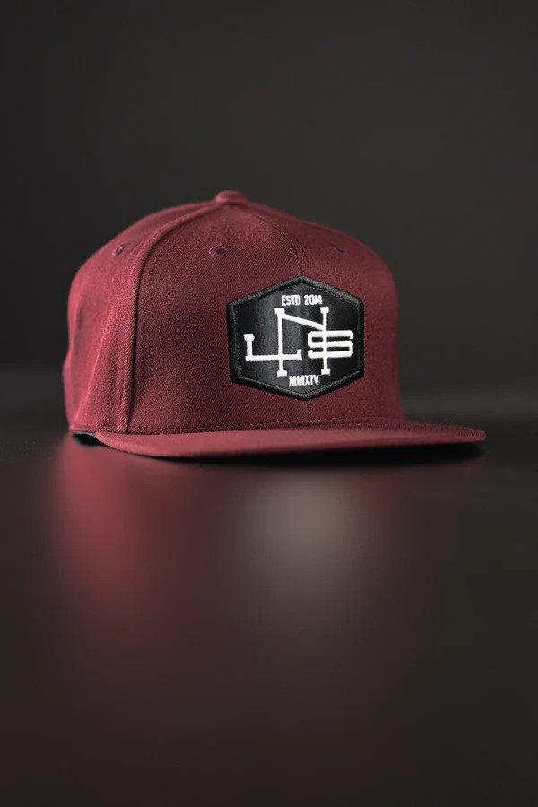 Lions Not Sheep "Element" Flexfit® SnapBack Hat (Maroon) | Lions Not Sheep