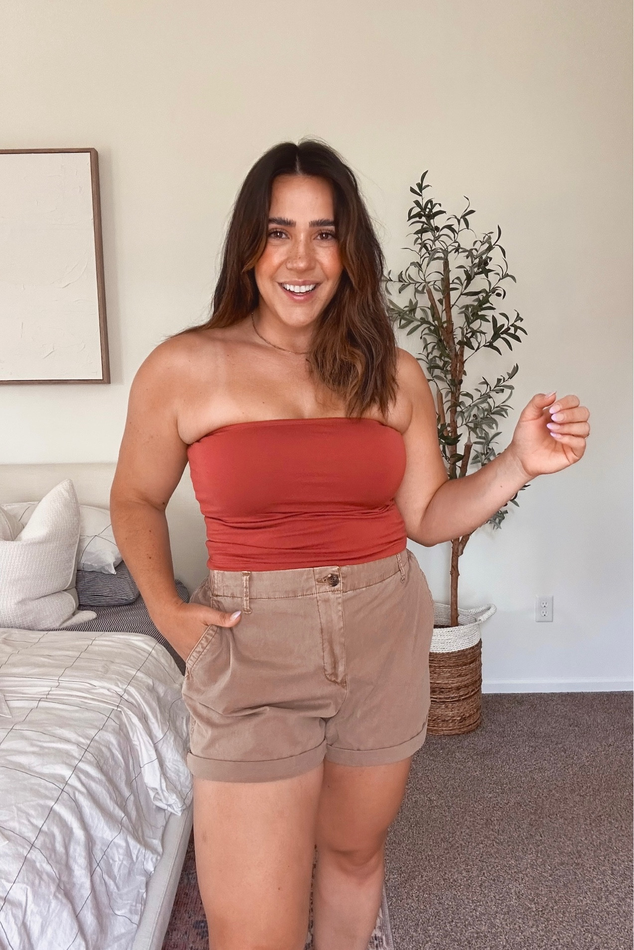 Summer mom look. 

Size large in both. 

Old navy, midsize summer, tube top, casual mom style. Size 10



#LTKunder50 #LTKstyletip #LTKcurves