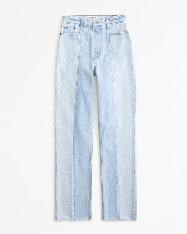 Women's Ultra High Rise 90s Straight Jean | Women's New Arrivals | Abercrombie.com | Abercrombie & Fitch (US)