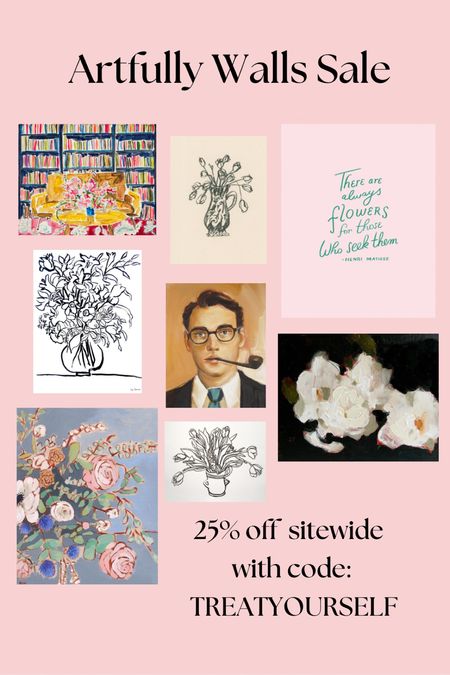 A lot of the art prints in our home are from the high quality- Artfully Walls! If you need to update some walls around your house, now is the time with 25% off site wide 

LTKhome
Art prints 


#LTKSpringSale