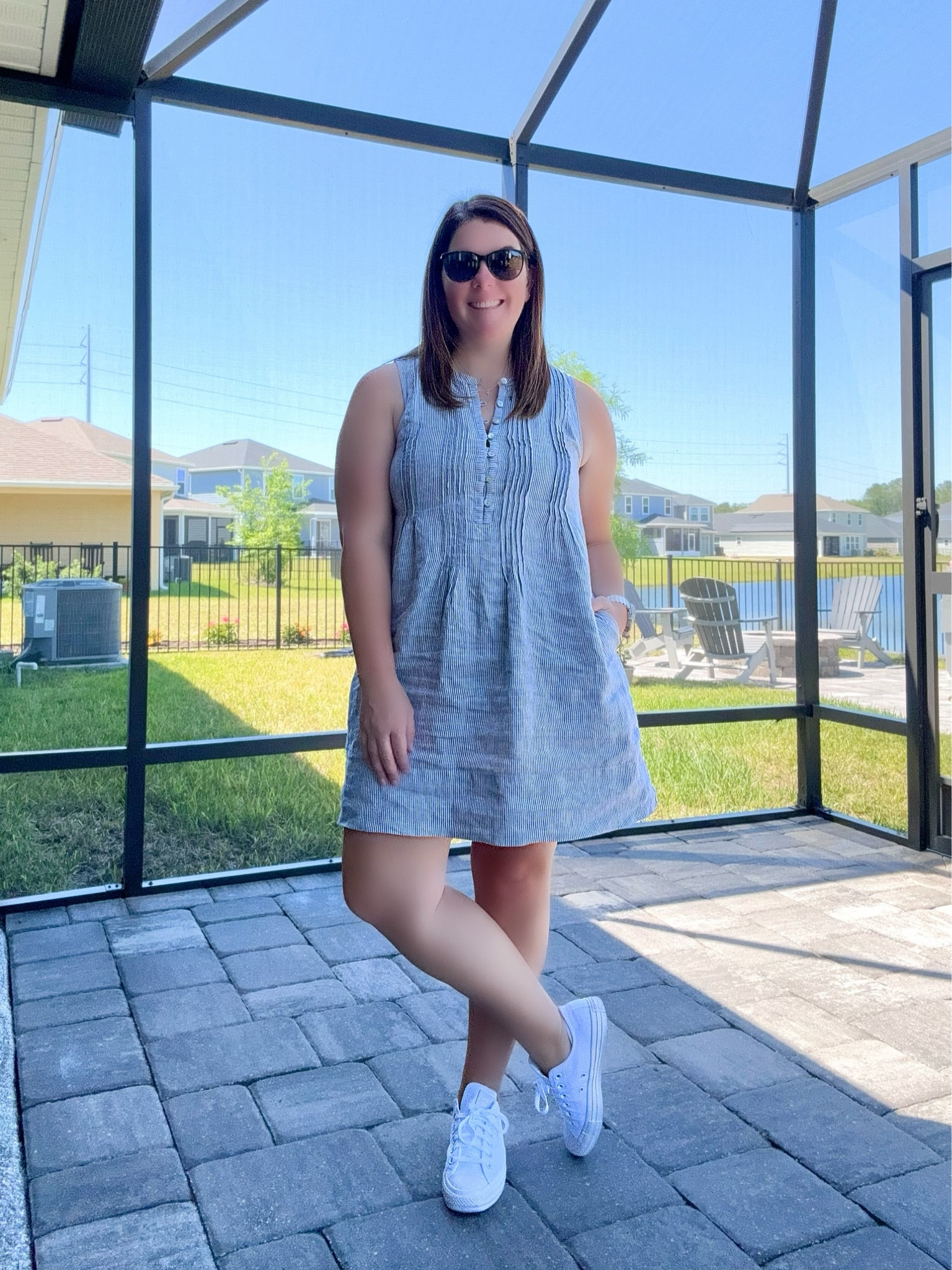 If you are looking for the perfect summer vacation dress, I have found it! The dress is from Faherty, it runs TTS (I’m in a M), it comes in a few different color options (and some of the color options are on sale)! 

#LTKStyleTip #LTKShoeCrush #LTKMidsize