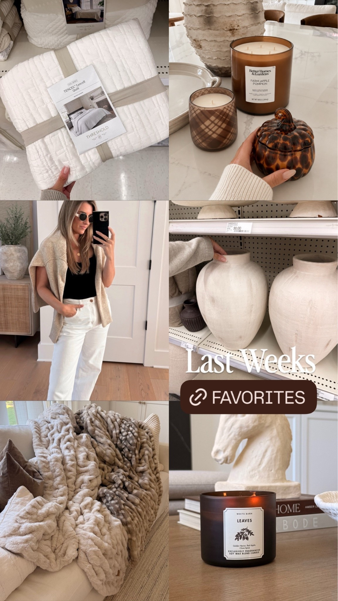 Last weeks favorites 🤎🍂🫶🏼

#LTKootd #LTKSeasonal #LTKHome
