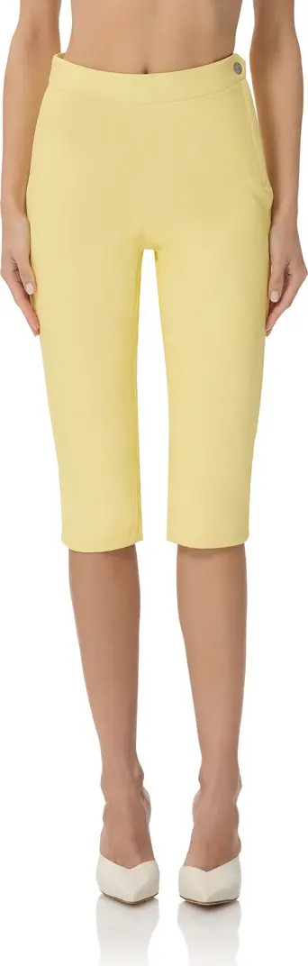 Calla Faux Leather Capri Pants | Nordstrom