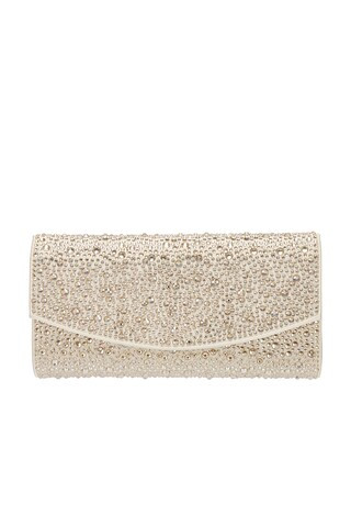 Emma Crystal Clutch in Champagne | Revolve Clothing (Global)