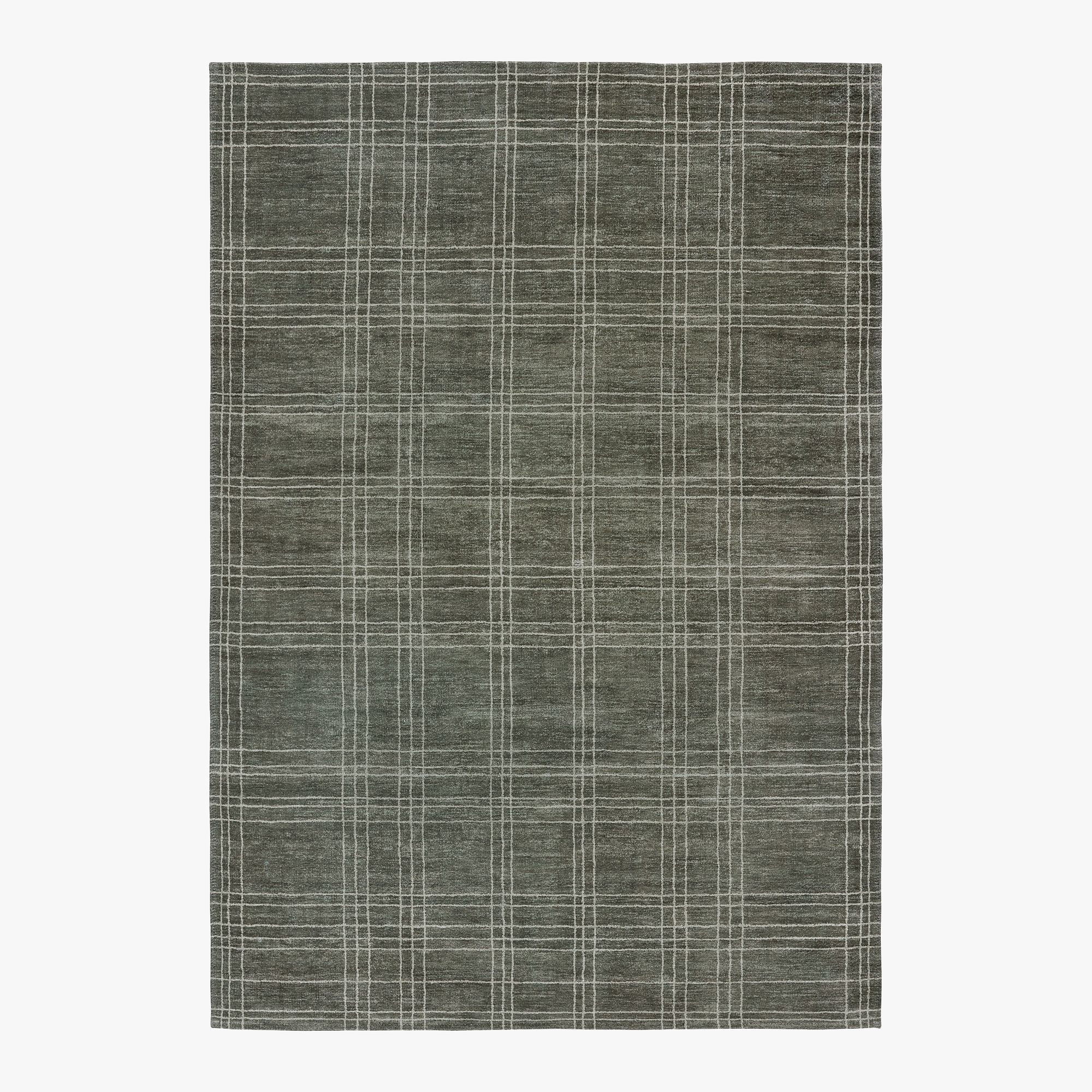 Plaid Washable Rug | Pottery Barn Teen