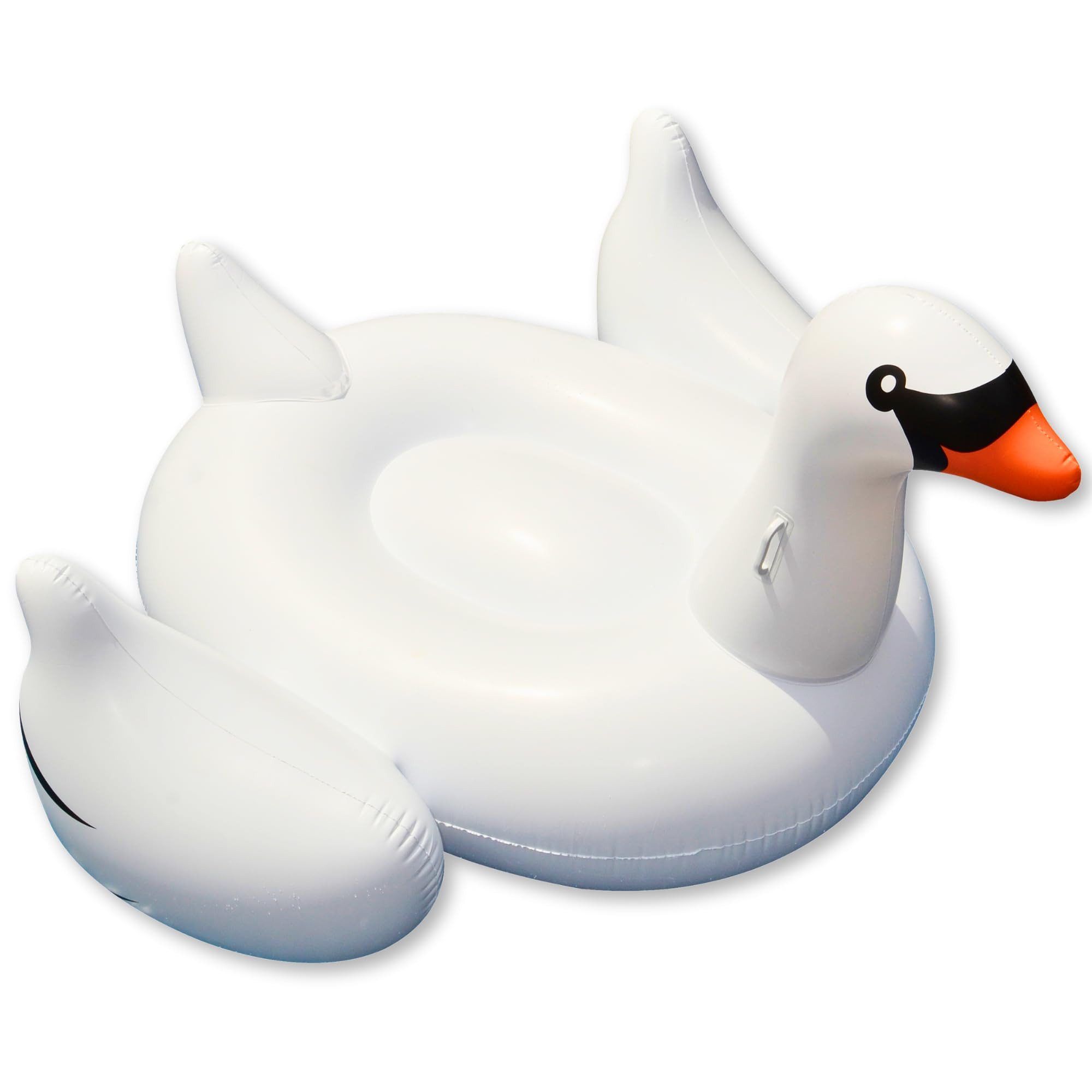 SWIMLINE ORIGINAL 90621 Giant Inflatable Swan Pool Float Floatie Ride-On Lounge W/ Stable Legs Wi... | Amazon (US)