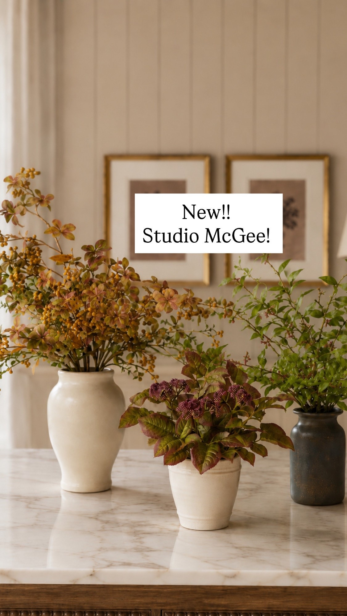 New Studio McGee. Faux floral, Target, Target style, neutral decor, affordable, new release, fall

#LTKHome #LTKSaleAlert #LTKSeasonal