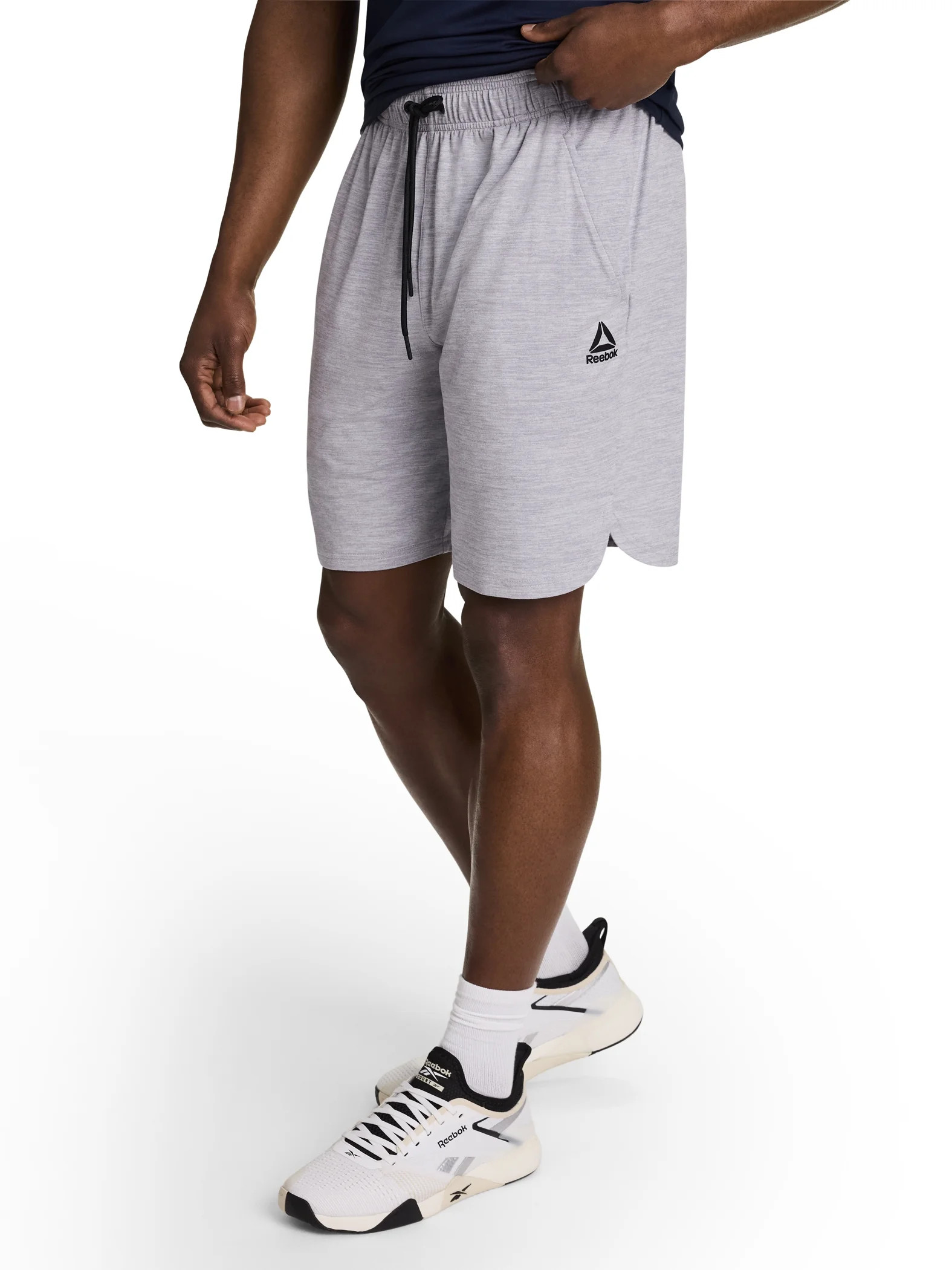 Reebok Men s Performance Knit Delta Shorts 9 Inseam up to Size 3XL | Walmart (US)