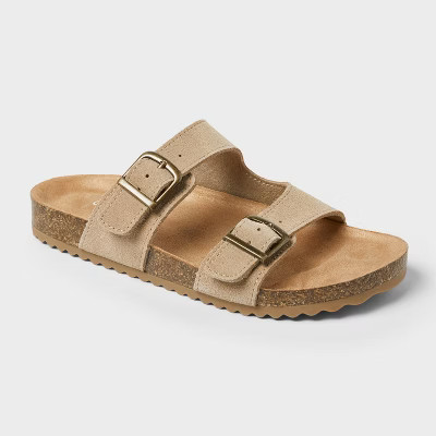 Kids Drew Footbed Sandals - Cat & Jack™ Taupe | Target