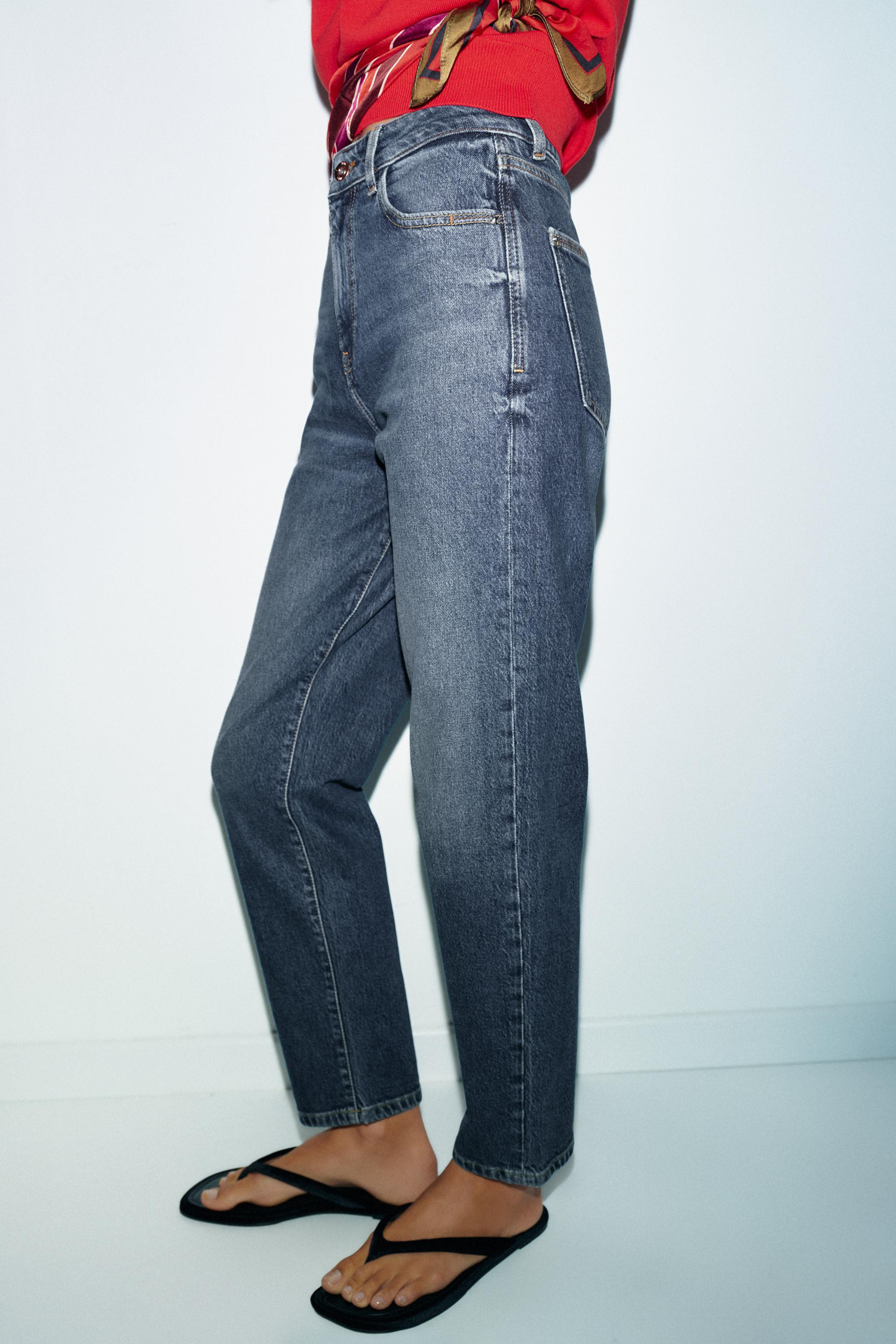 Z1975 HI-RISE MOM FIT JEANS | Zara US