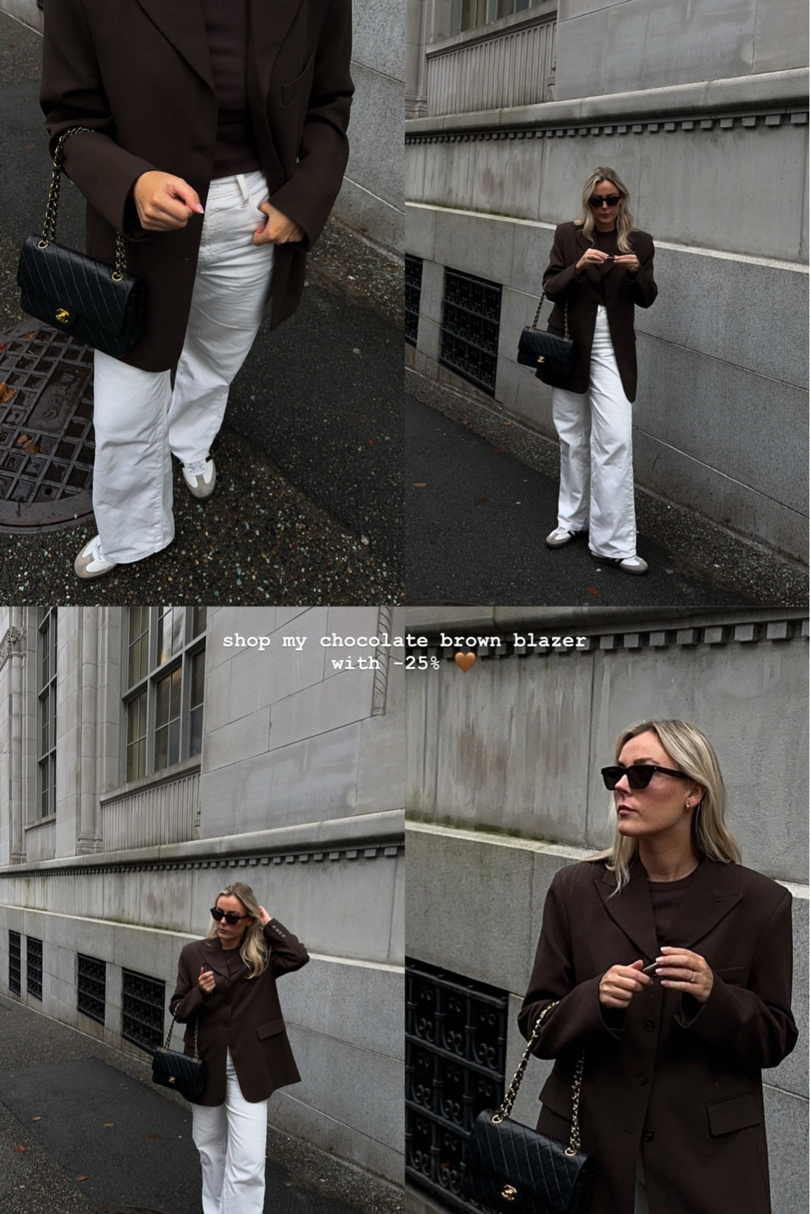 Shop my beautiful brown blazer with 25% off! 🤎

#blackfriday #dissh #disshoutfit #brownblazer 

#LTKSaleAlert #LTKGiftGuide #LTKCyberWeek