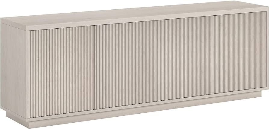 Henn&Hart Hanson TV Stand, 70" Wide, Alder White | Amazon (US)
