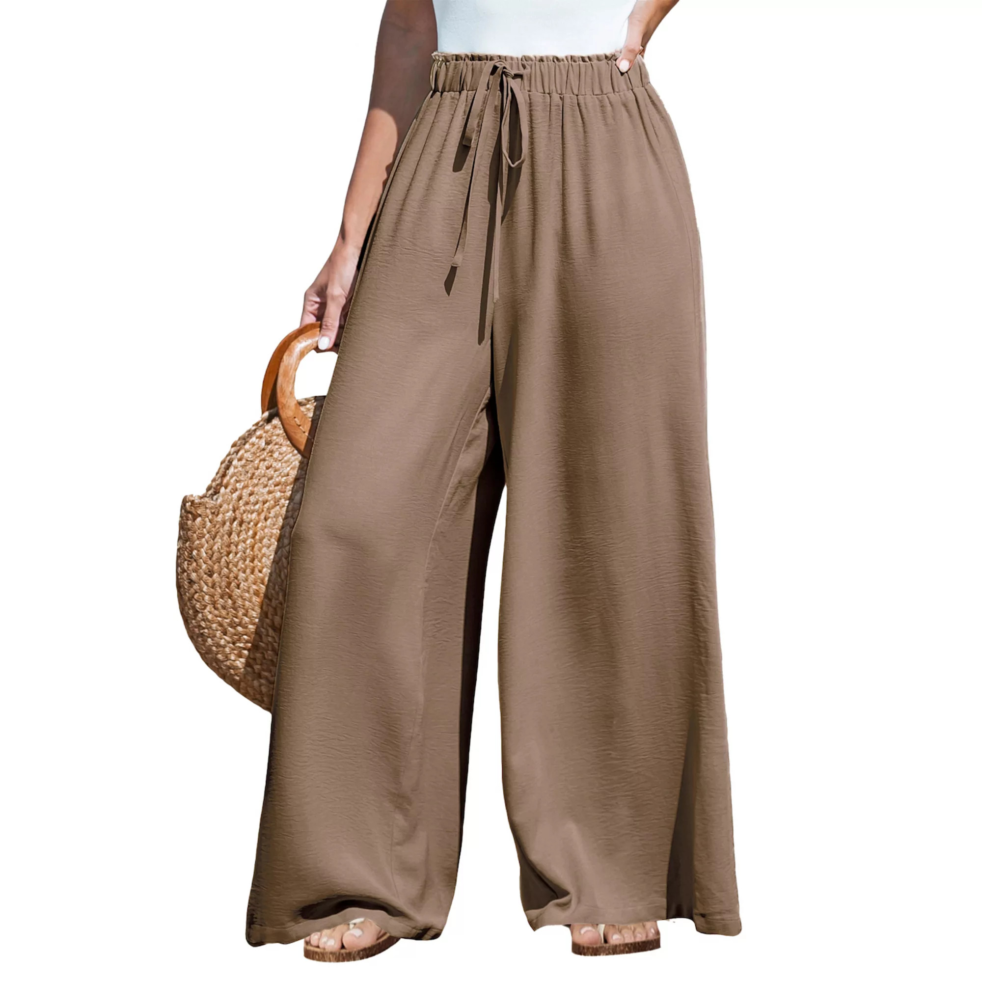 Women's Cupshe Drawstring Wide Leg Pants | Kohl's