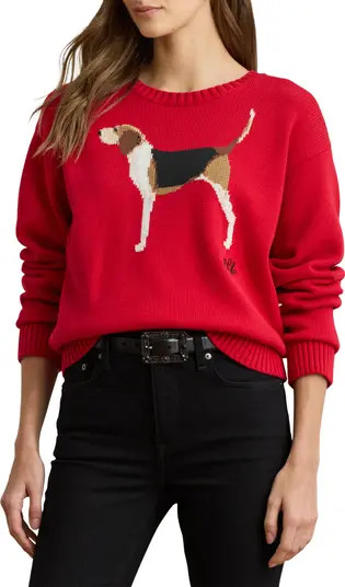 Intarsia Foxhound Sweater | Nordstrom
