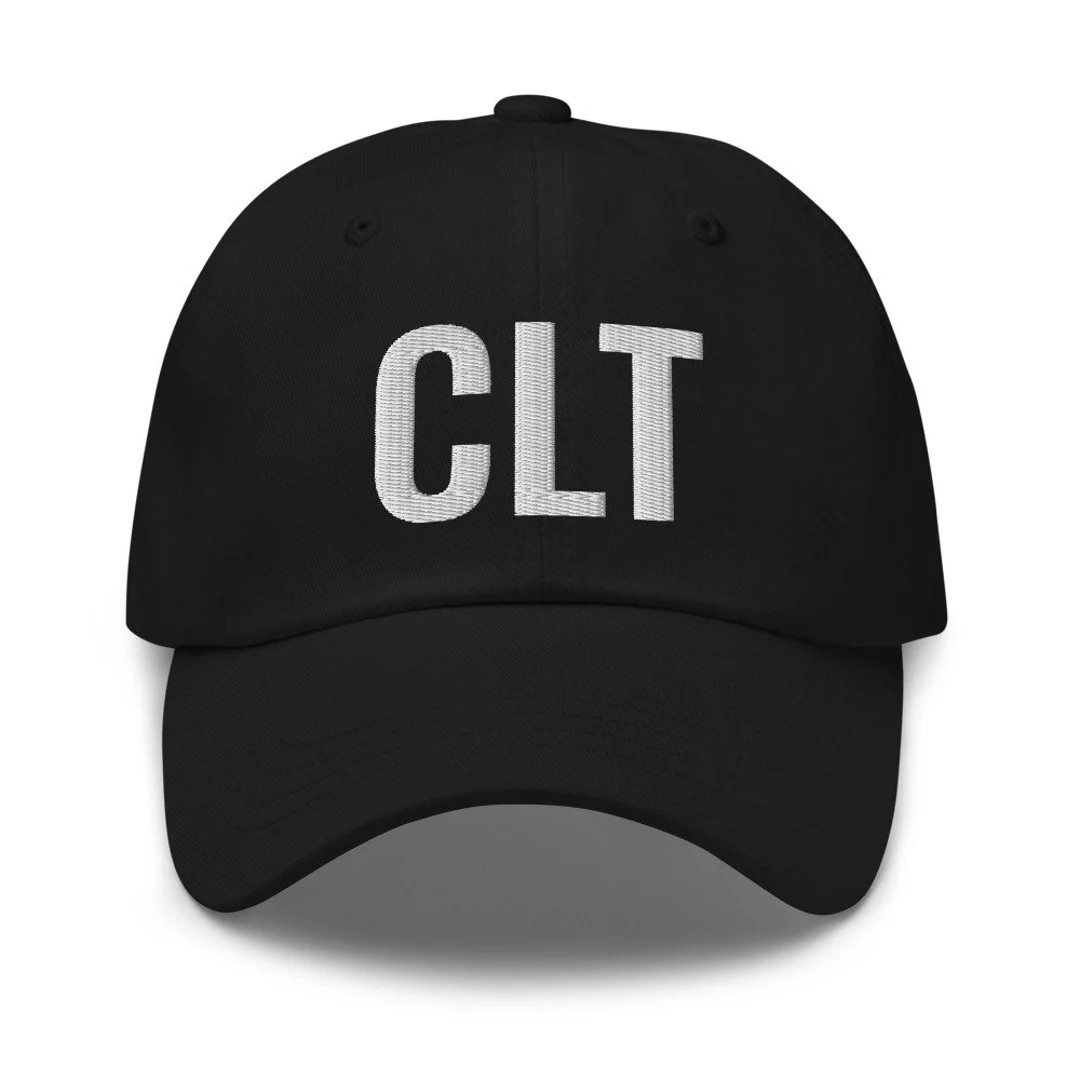 CLT Charlotte, NC Dad Cap Apparel // Monogrammed // Custom Embroidered Baseball Hat - Etsy | Etsy (US)