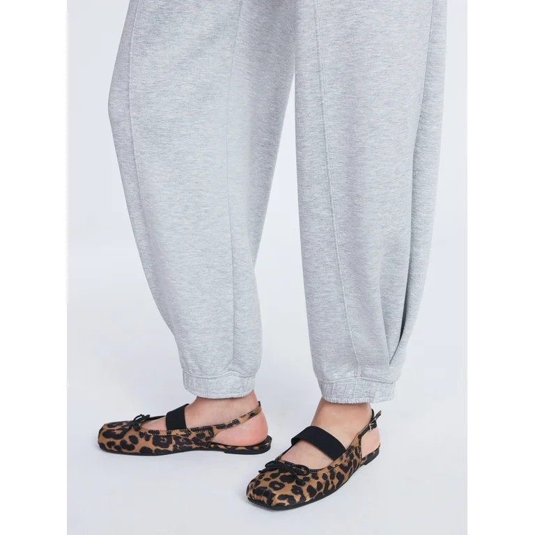 Scoop Women's and Women's Plus New Scuba Knit Barrel Pants, Sizes XS-4X | Walmart (US)