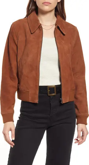 Suede Bomber Jacket | Nordstrom