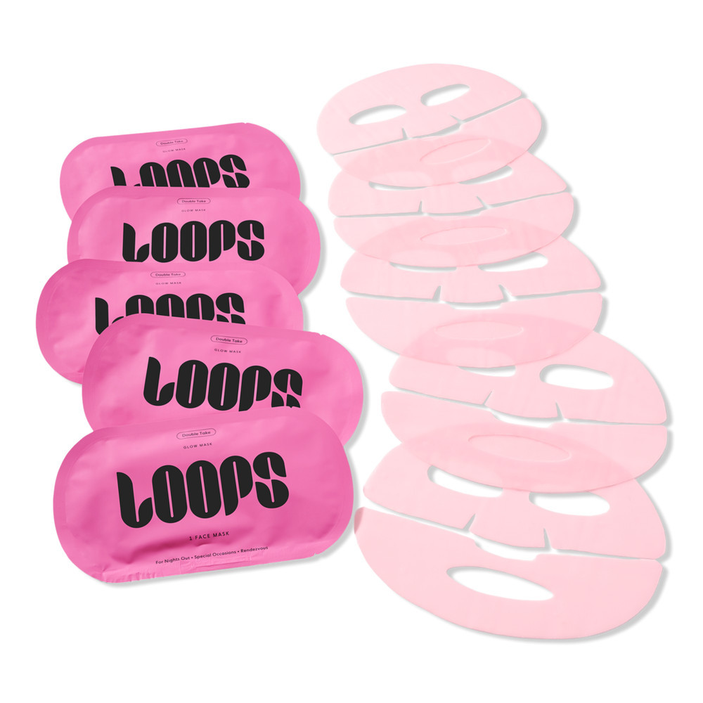 LOOPS Double Take Glow Face Mask 5 Piece Set | Ulta