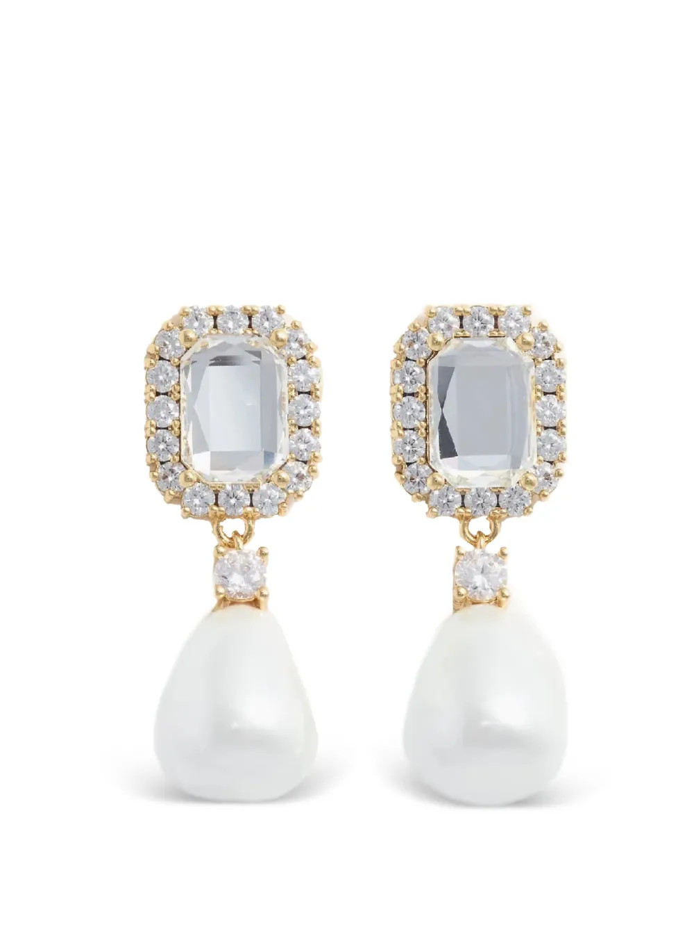 Orecchini Crystal Bow Pearl | Farfetch Global