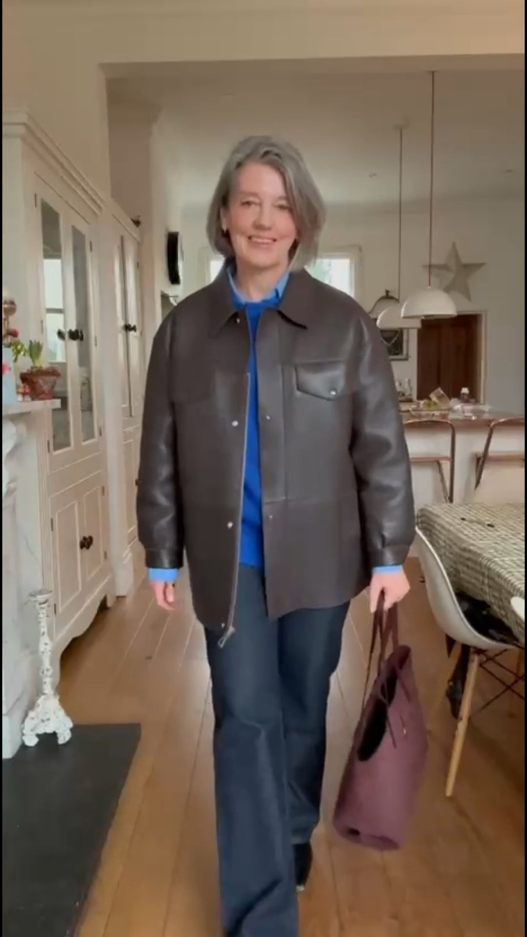 I am getting a bit bored of Winter Dressing so this week I’m going to change it up a bit! Today I wore a blue shirt paired with a bright blue crew neck jumper with a pair of jeans and a brown leather jacket to get in the mood for Spring on the way! 💙
Shirt size medium 
Albaray blue Jumper size 12 
Sezane Cream jumper size Large 
Jeans true to size 


Leather jacket size medium 

Late Winter Style, Winter Outfit, Transitional Style, Brighter Colours, New In Season, Jeans, Everyday Outfit, Knitwear, Heeled Boots, Leather Jacket, Coloured Knitwear 

#LTKeurope #LTKuk #LTKwinter