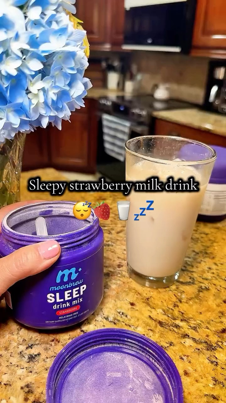 Moonbrew has a new strawberry sleepy drink!! 🍓😴It tastes so good! Like a strawberry milkshake and it has magnesium in it. 😍 @MoonBrew  
Better sleep - no melatonin.   This is a really nice summer time sleepy drink.
Save anytime you order from Moonbrew’s site with promo code: ROBIN

#LTKselfcare
