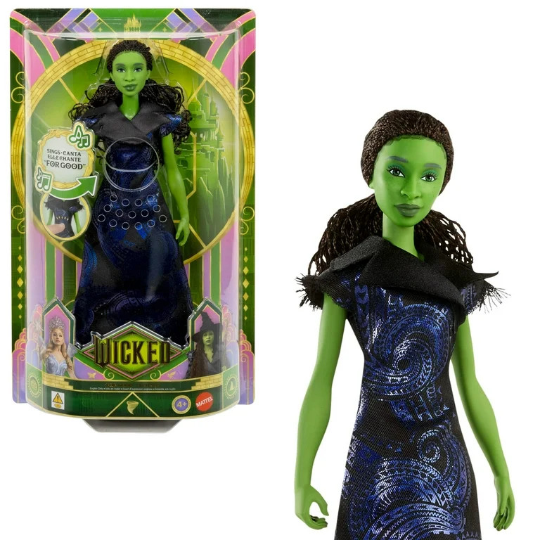 Universal Pictures’ Wicked: For Good singing Elphaba Doll, Movie-Inspired Outfit, Sings “For ... | Walmart (US)