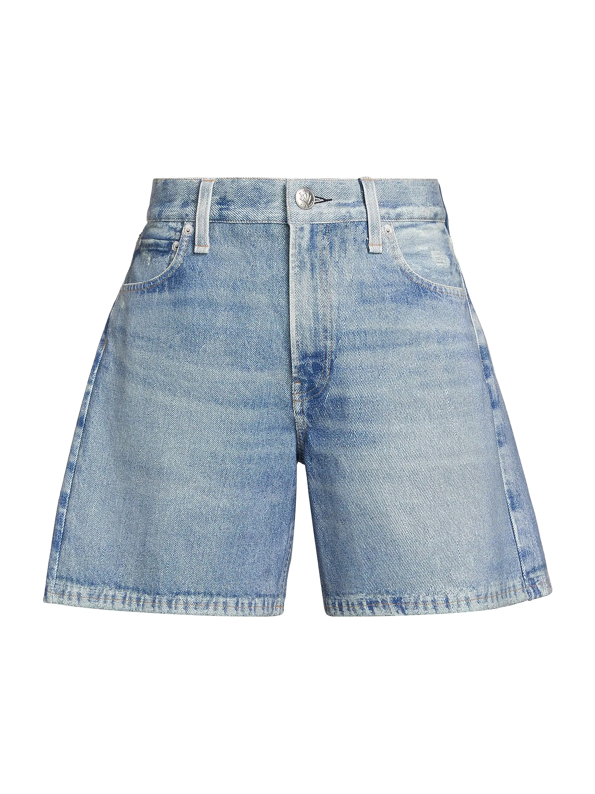 rb Miramar Ponte Kaia Whiskered Denim Shorts | Saks Fifth Avenue