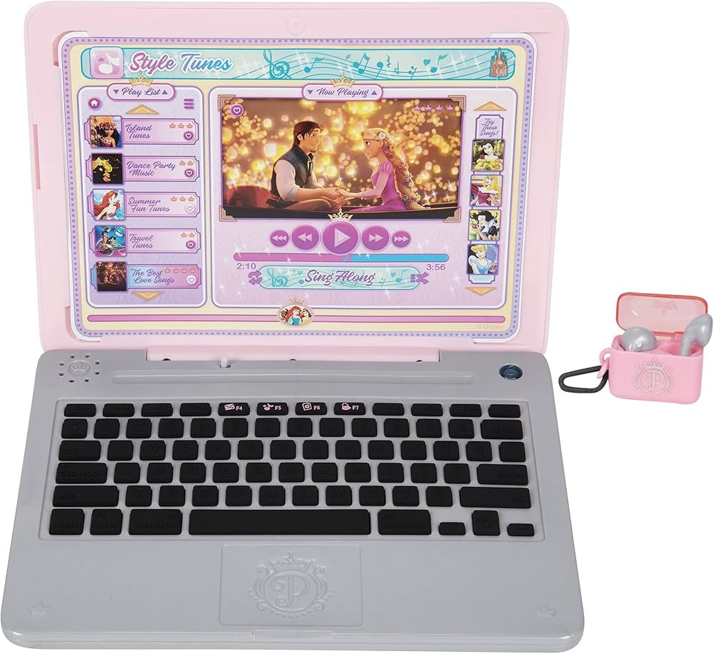 Disney Princess Style Collection Laptop with Phrases, Sound Effects & Music! Girls Toy Pretend La... | Amazon (US)