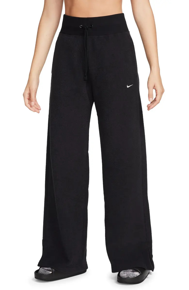 Sportswear Phoenix Plush High Waist Wide Leg Fleece Pants | Nordstrom