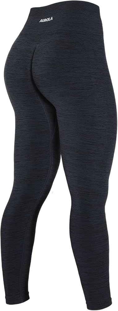 AUROLA Workout Leggings for Women Seamless Scrunch Tights Tummy Control Gym Fitness Girl Sport Ac... | Amazon (US)