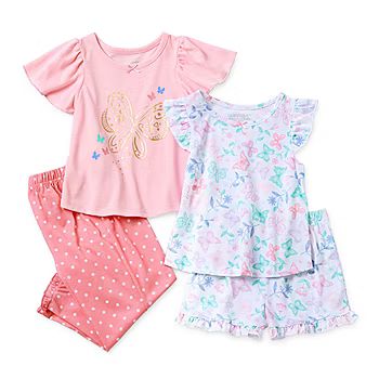 St. Eve Toddler Girls 4-pc. Pajama Set | JCPenney