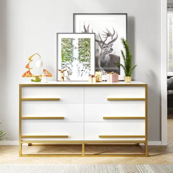 Marley 6 Drawer 55" W Dresser | Wayfair North America