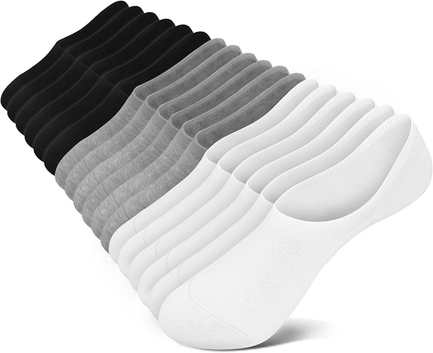 Women's 3-9 Pairs Casual Thin No Show Socks Non Slip Flat Boat Line | Amazon (US)
