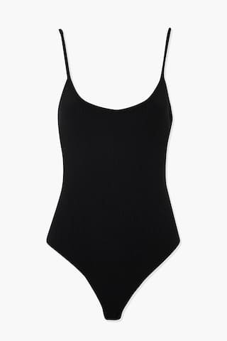 Ribbed Lace-Back Bodysuit | Forever 21 (US)