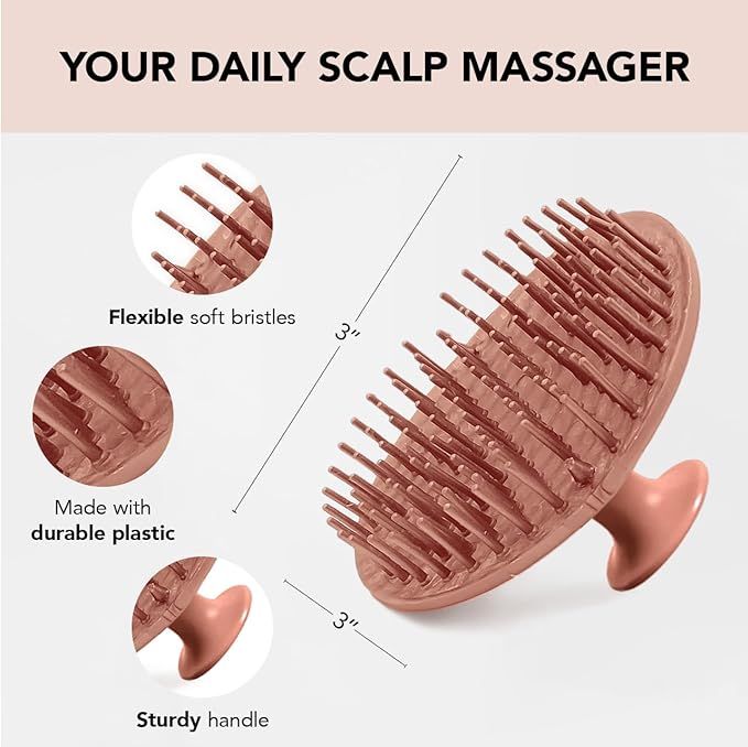 Kitsch Hair Scalp Massager Hair Growth, Shampoo Brush - Scalp Scrubber & Hair Massager for All Ha... | Amazon (US)