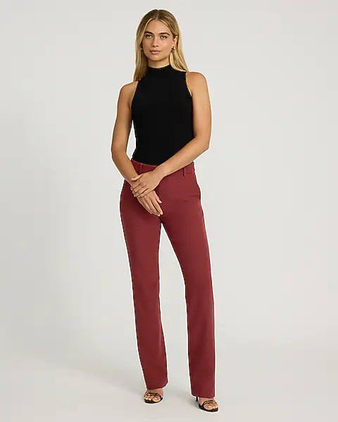Editor Signature Stretch Mid Rise Bootcut Pant | Express