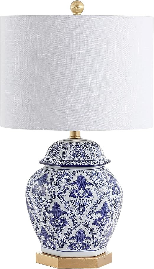 JONATHAN Y JYL3051A Gretchen 25" Ginger Jar Ceramic/Metal LED Lamp Classic,Traditional for Bedroo... | Amazon (US)