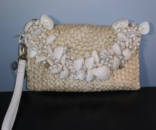 Sigrid Olsen Seashell Jute Clutch Purse | eBay US