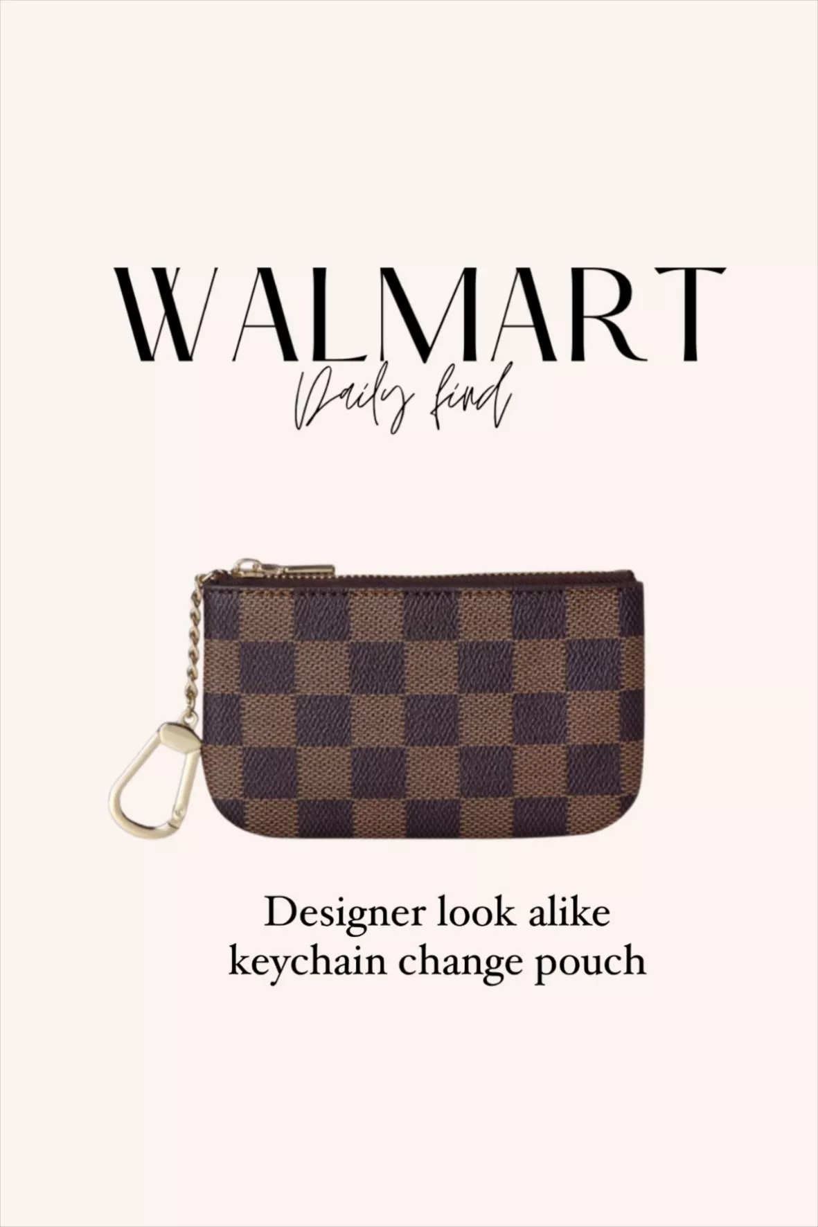 CHECKERED COIN POUCH curated on LTK